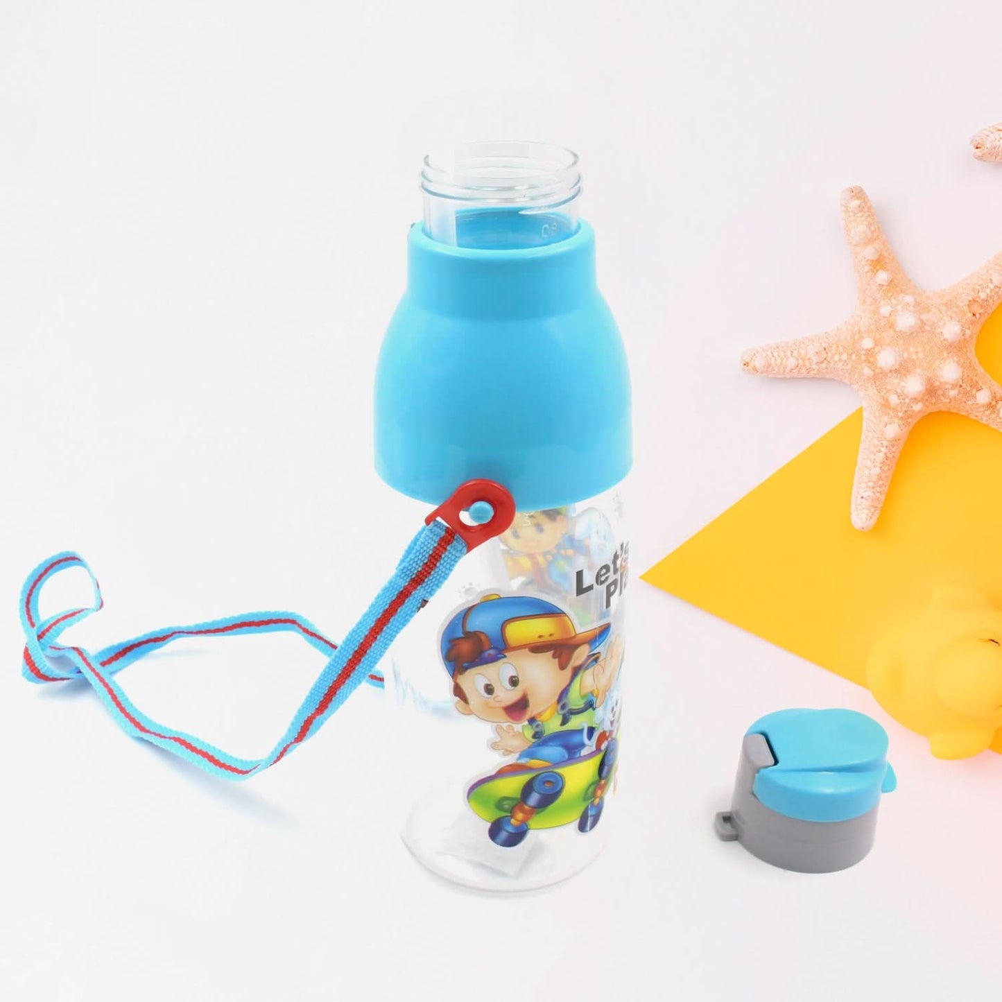800ml Leak-Proof Plastic Water Bottle with Straw