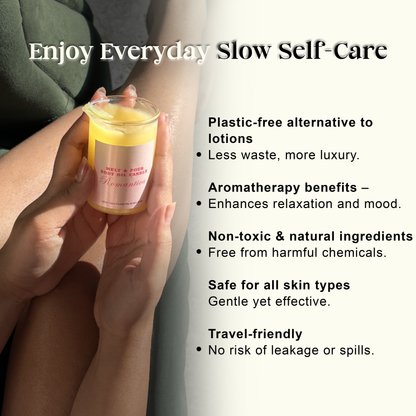 Melt & Pour Aromatherapy Body Oil Candle – Cocoliss (Chocolate & Vanilla) | Luxurious Massage & Moisturising Candle by Amantya Care Amantya Care