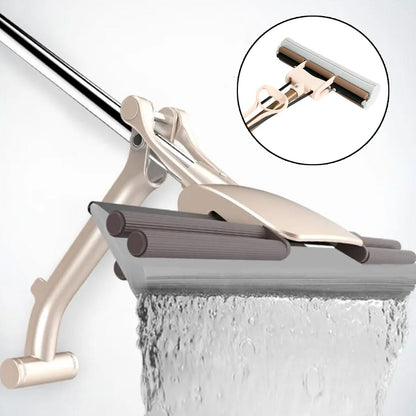 Self-Cleaning Super Absorbent Sponge Mop – Miracle Mop with Sponge Head