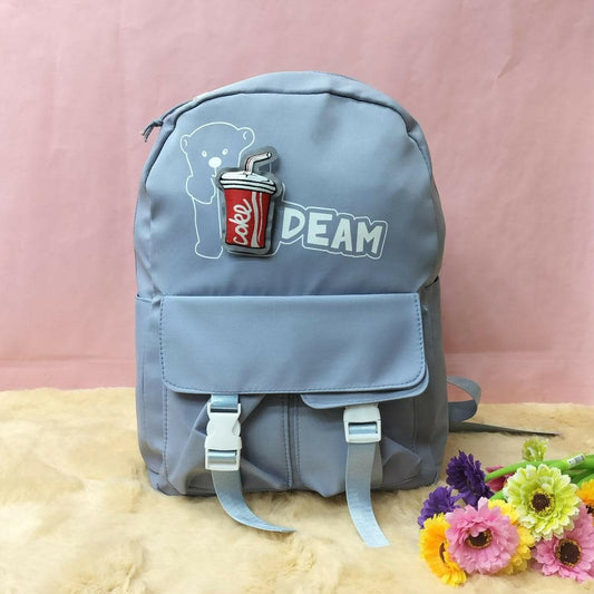 Cool Coke Bear Fancy Backpack For Everyone (multicolour) - HalfPe