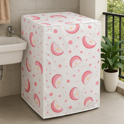 Waterproof Washing Machine Cover 58x62x85 cm – Mix Design Protective Dustproof Cover for Front and Top Load Machines (1 Pc   Mix Design)