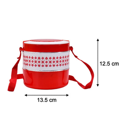 2layer Adjustable Insulated Tiffin Set Of 1 Blue 3 Containers Lunch Box