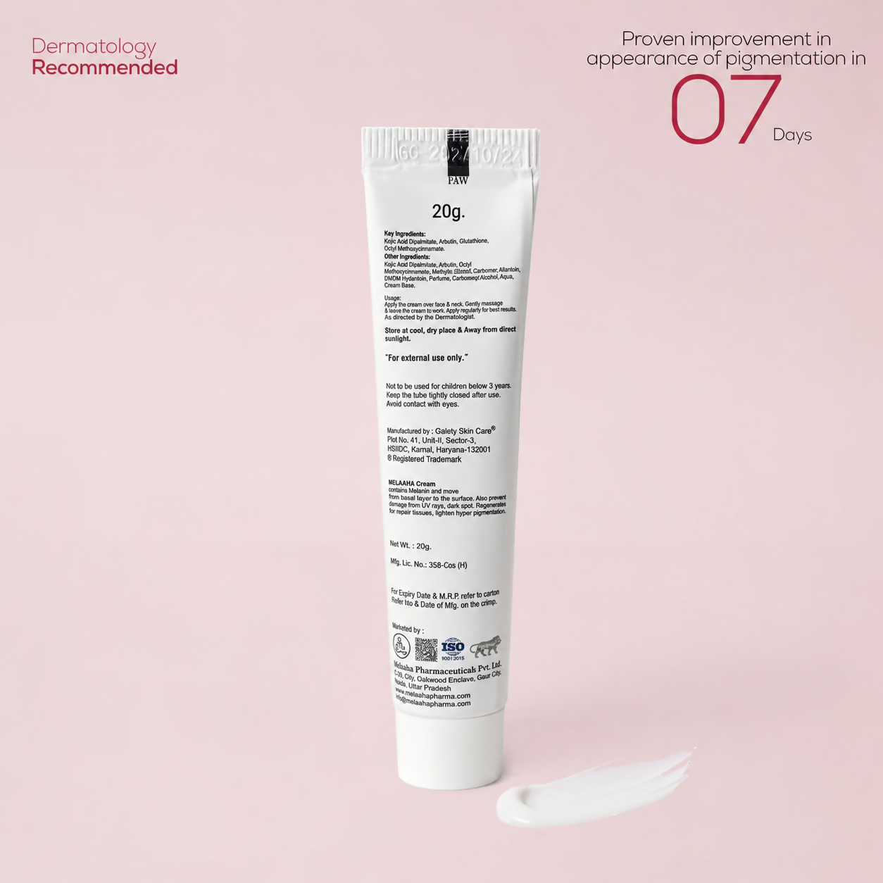 MELAAHA™ Anti Melasma Cream (20g)