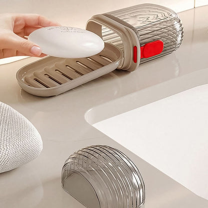 Travel Soap Dish Box – Portable Soap Holder with Color Box (1 Pc)