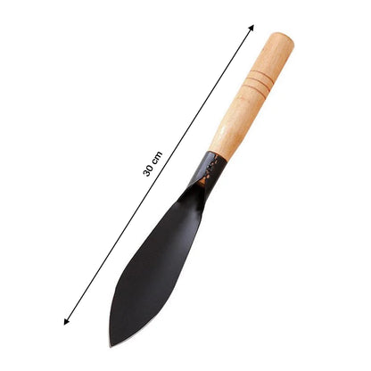 Heavy Duty Gardening Trowel With Wooden Handle (1 Pc)