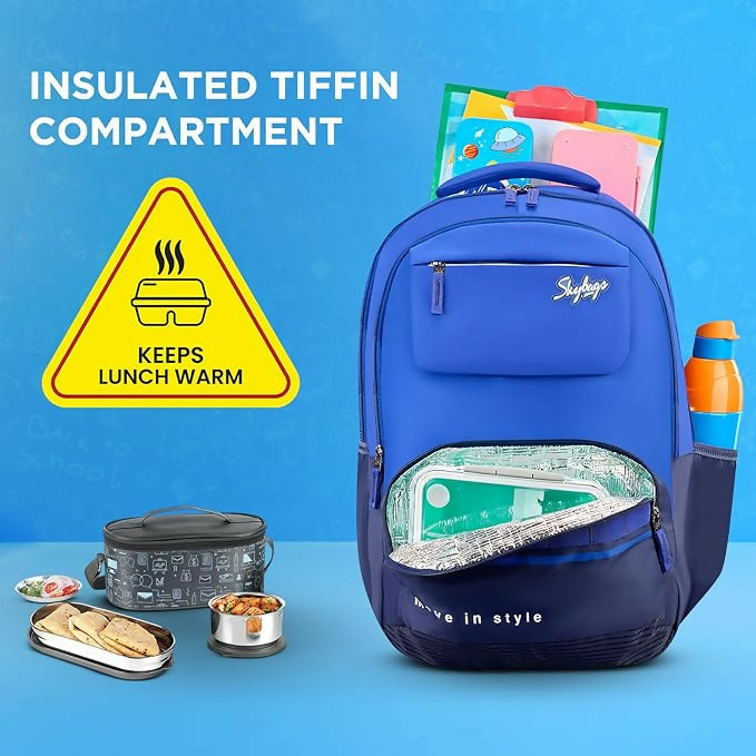 Skybags Bussin 42L Casual Backpack spacious, stylish unisex backpack HalfPe - FW -TPT