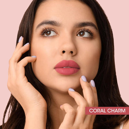 Og Beauty Coral Charm Moisture Lock Liquid Lipstick (4.5 Ml  1 Pc)
