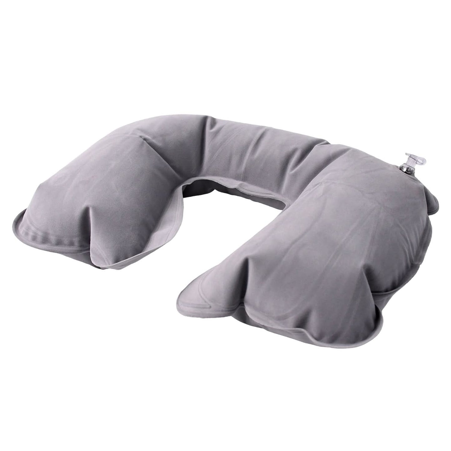 Inflatable U-Shape Travel Pillow – Foldable Neck Cushion for Trips