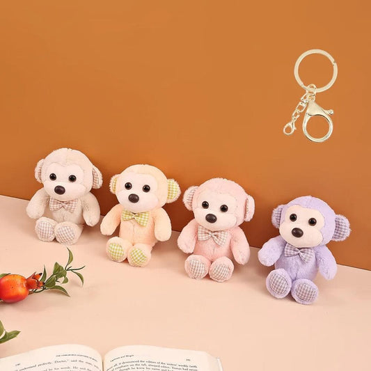 Adorable Monkey Plush Toy for Children(pack of 4, multi-color) - HalfPe