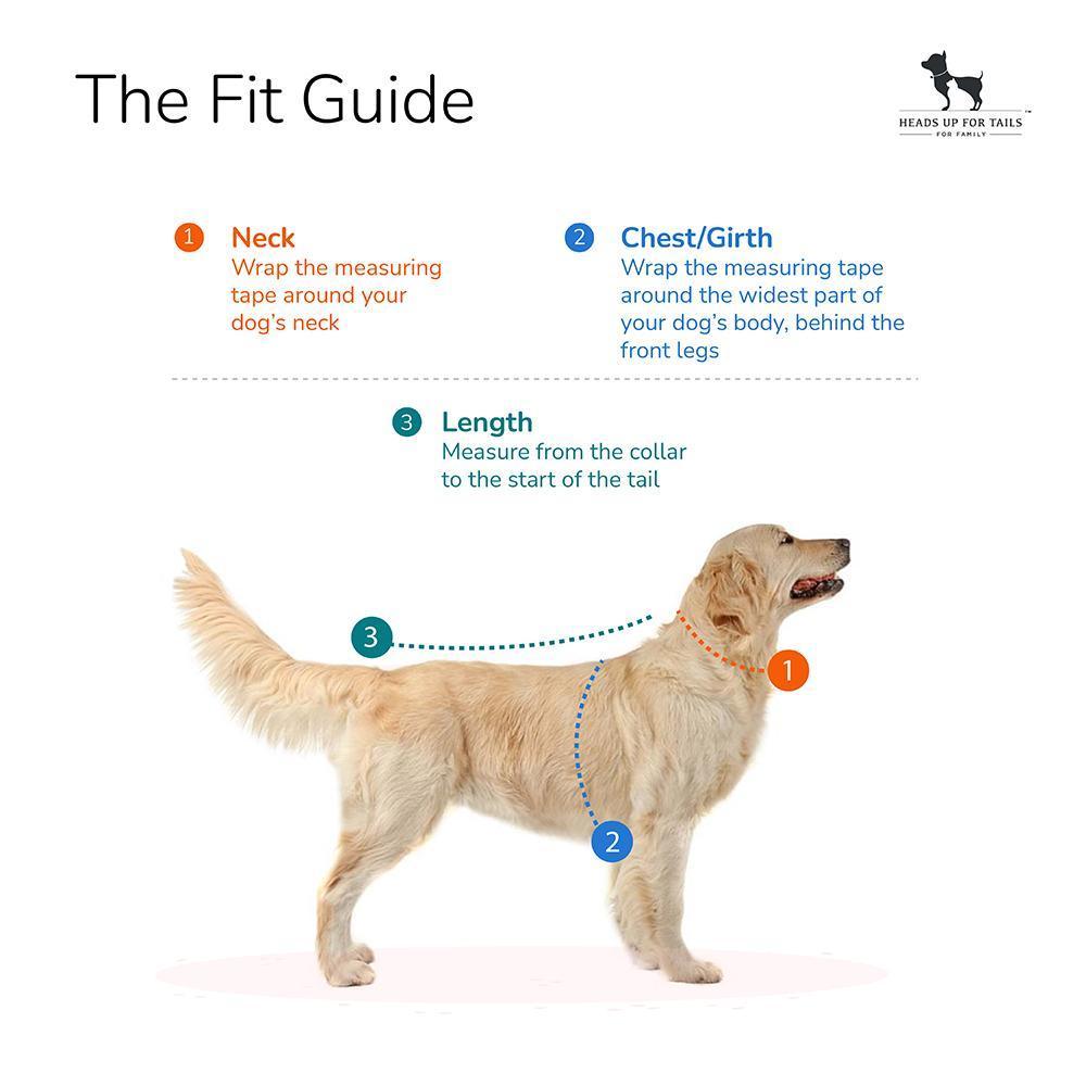 HUFT Cozy Pupper Reversible Dog Jacket - Dark Blue/Green - Heads Up For Tails