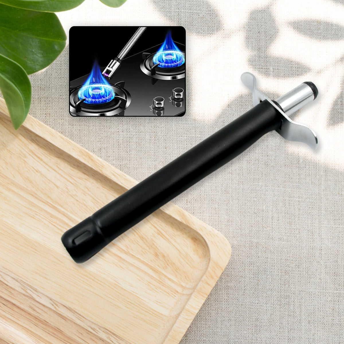 Stainless Steel Gas Lighter For Kitchen Gas Stove Long Lasting Unbreakable Lighters For Gas Stoves Restaurants  Kitchen (1 Pc) HP DD