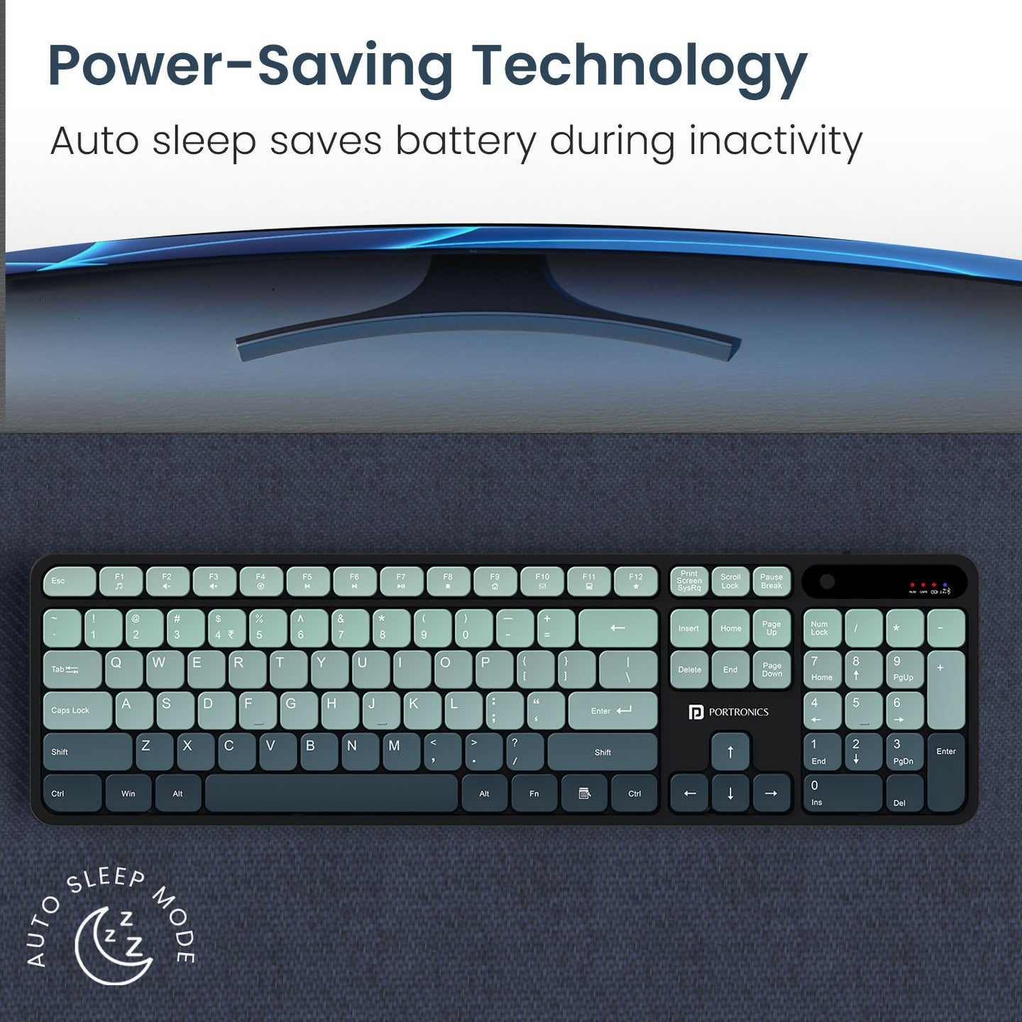Portronics Key 11 Combo Wireless keyboard & Mouse
