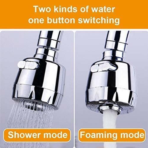 360 Degree Rotating 2 Modes Water Saving Faucet Sprayer - HalfPe