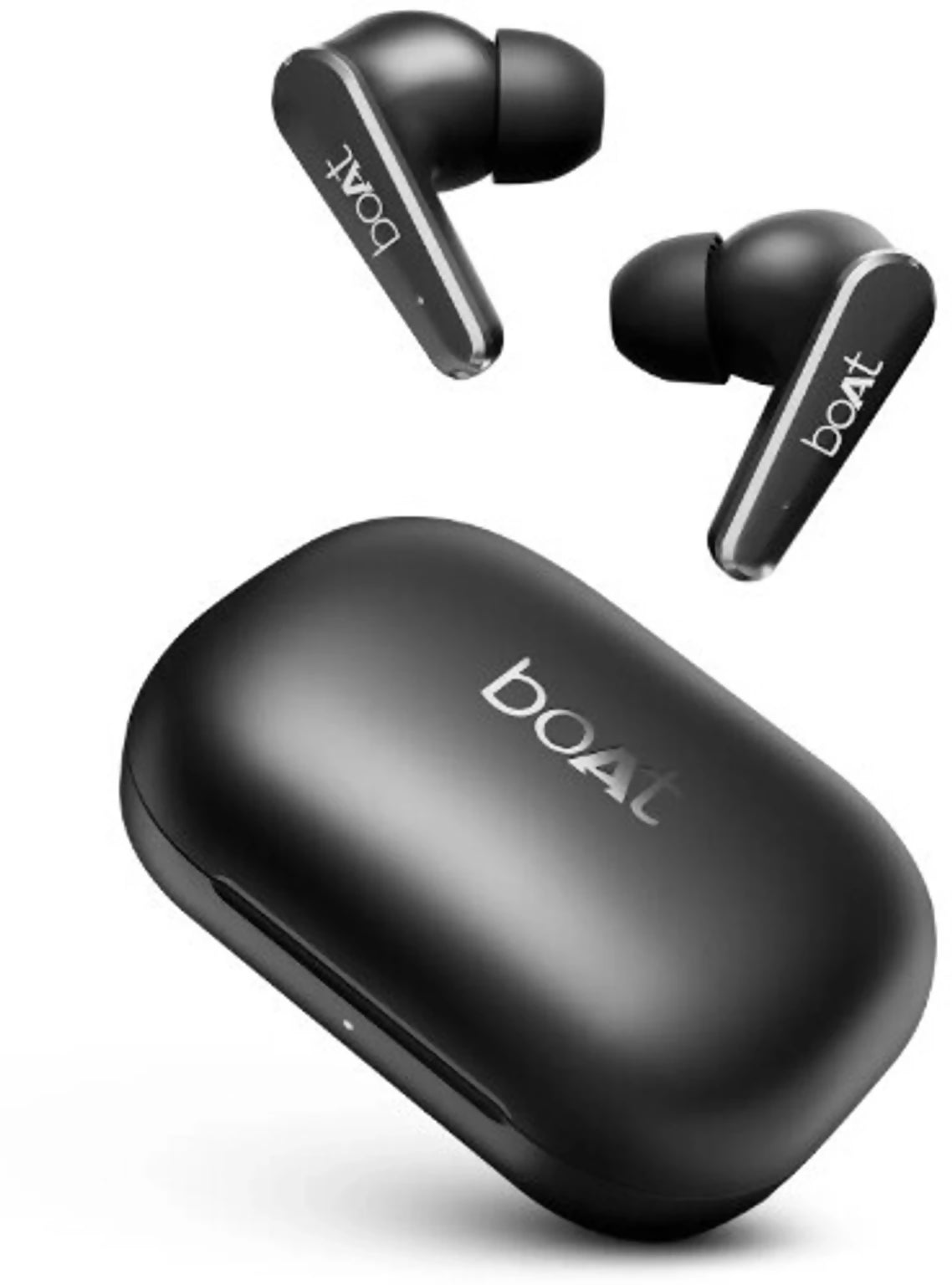 boAt Airdopes 280 ANC True Wireless Earbuds with 32dB ANC, 60 Hours Playback, Quad Mics ENx™, 13mm Drivers & Bluetooth v5.3 (Active Black)