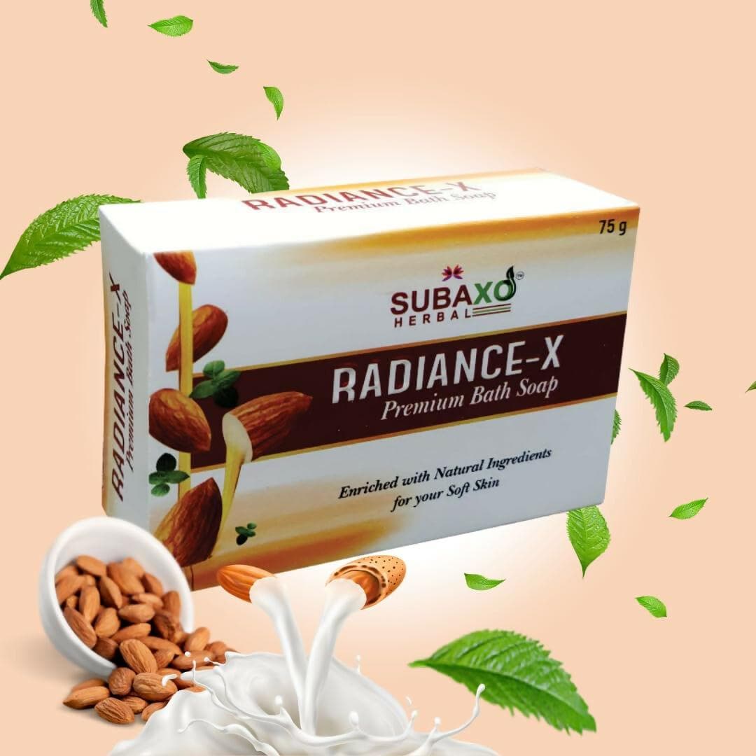 SUBAXO Radiance-x Bath Soap Duo Soft & Glowing Skin (6x75g,Pack Of 6) - HalfPe