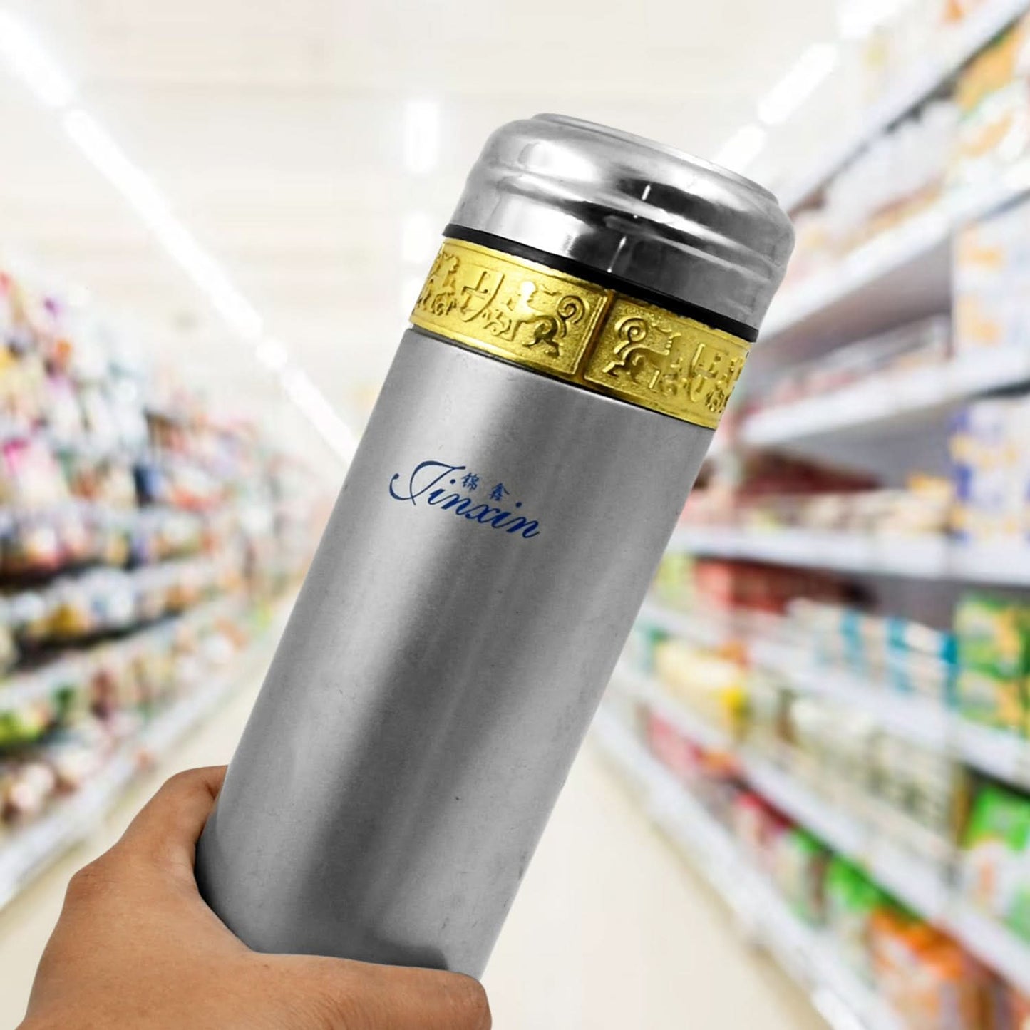 Stainless Steel Water Bottle (350ml, Hot & Cold Use)