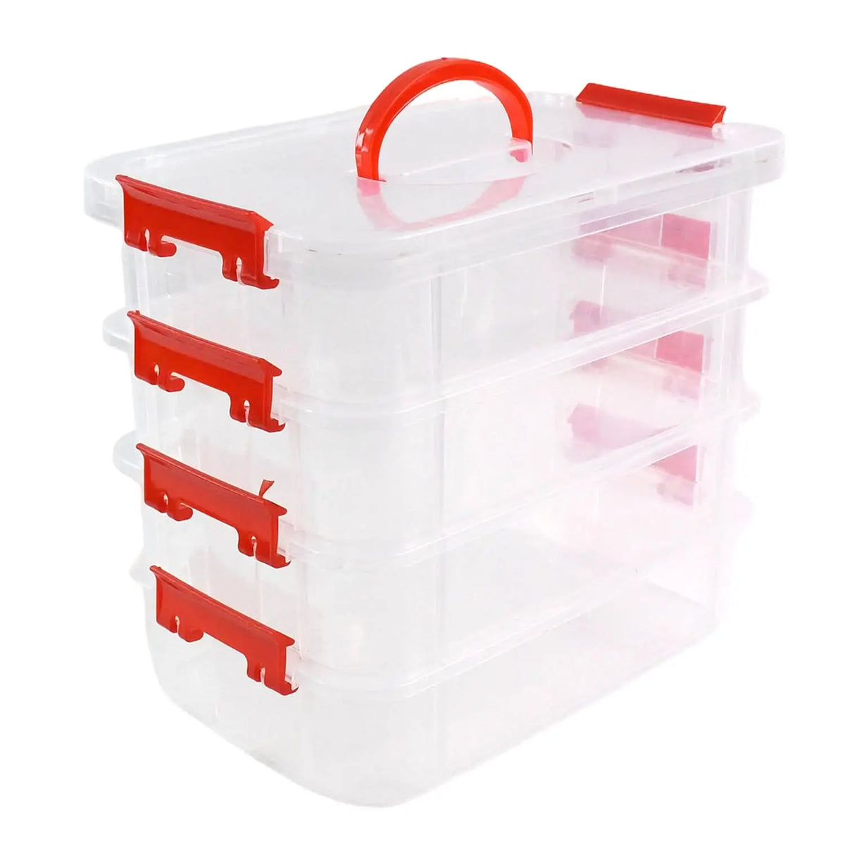 4-layer Transparent Multipurpose Plastic Storage Box HP DD