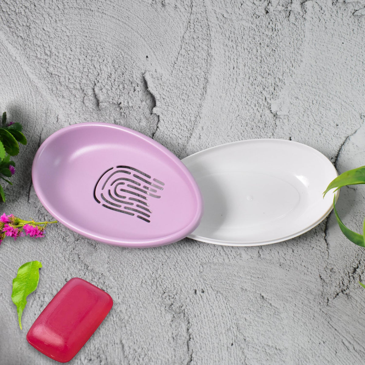 Plastic Soap Dish With Drain Soap Holder Double-layer (1 Pc) HP DD