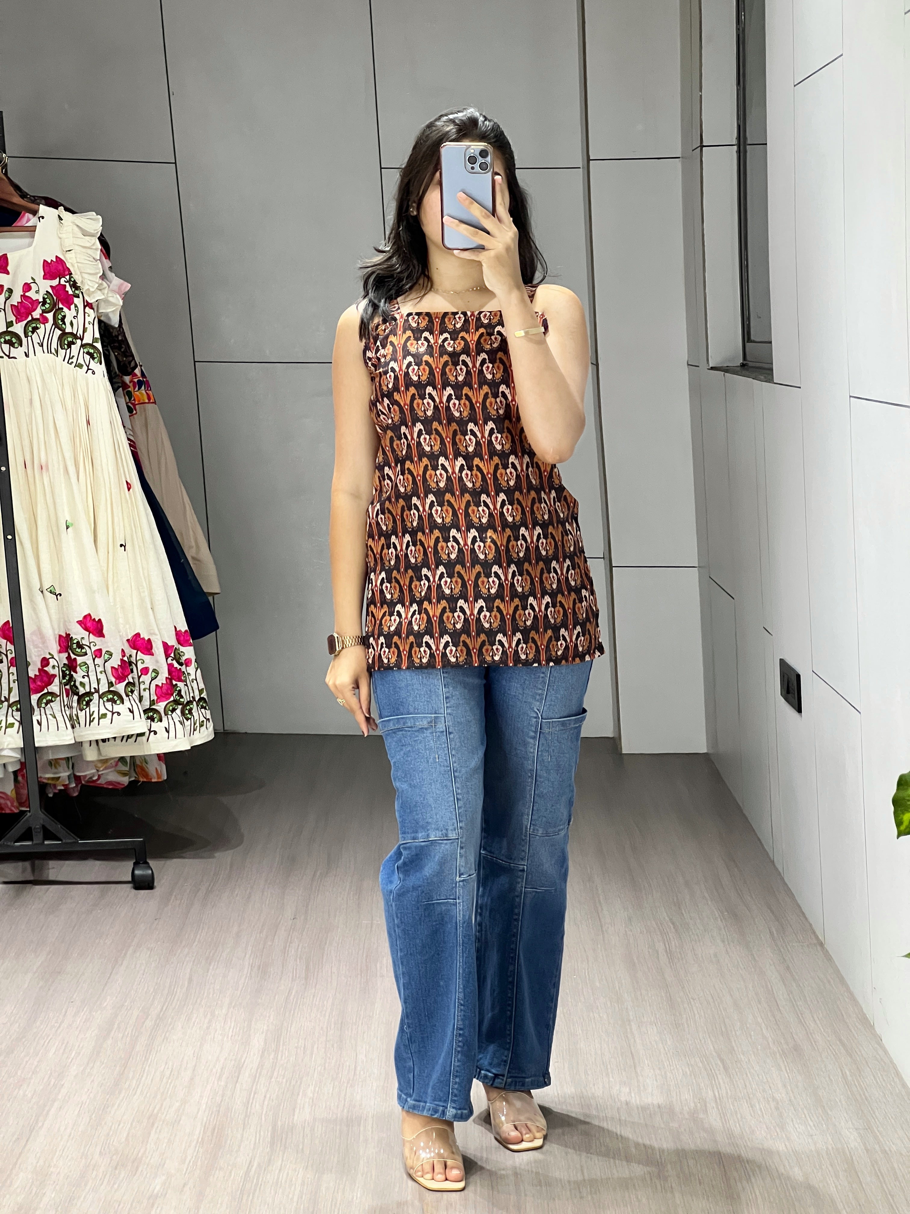 Letest Trending Collection Printed Short Tunic