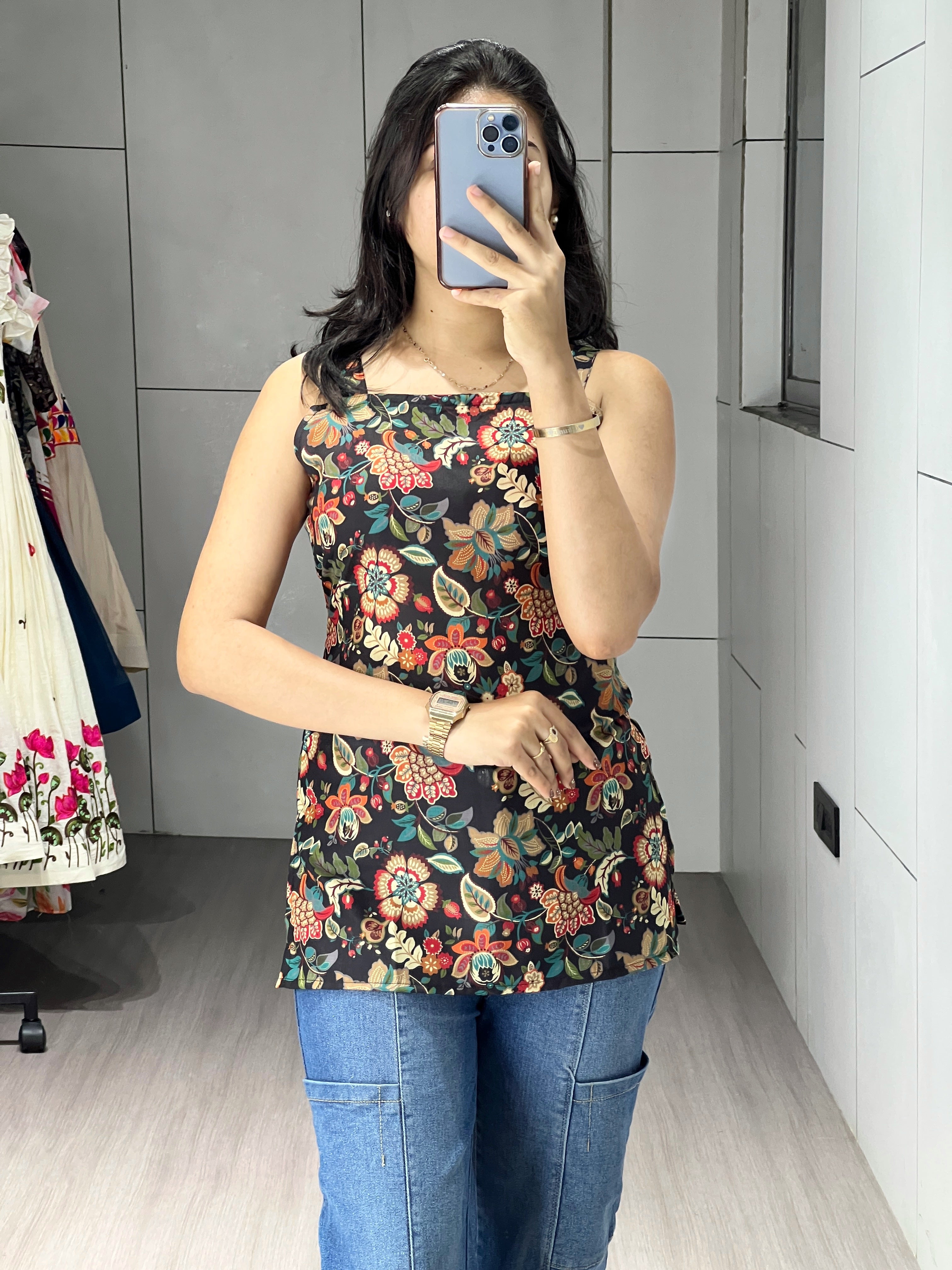 Letest Trending Collection Printed Short Tunic