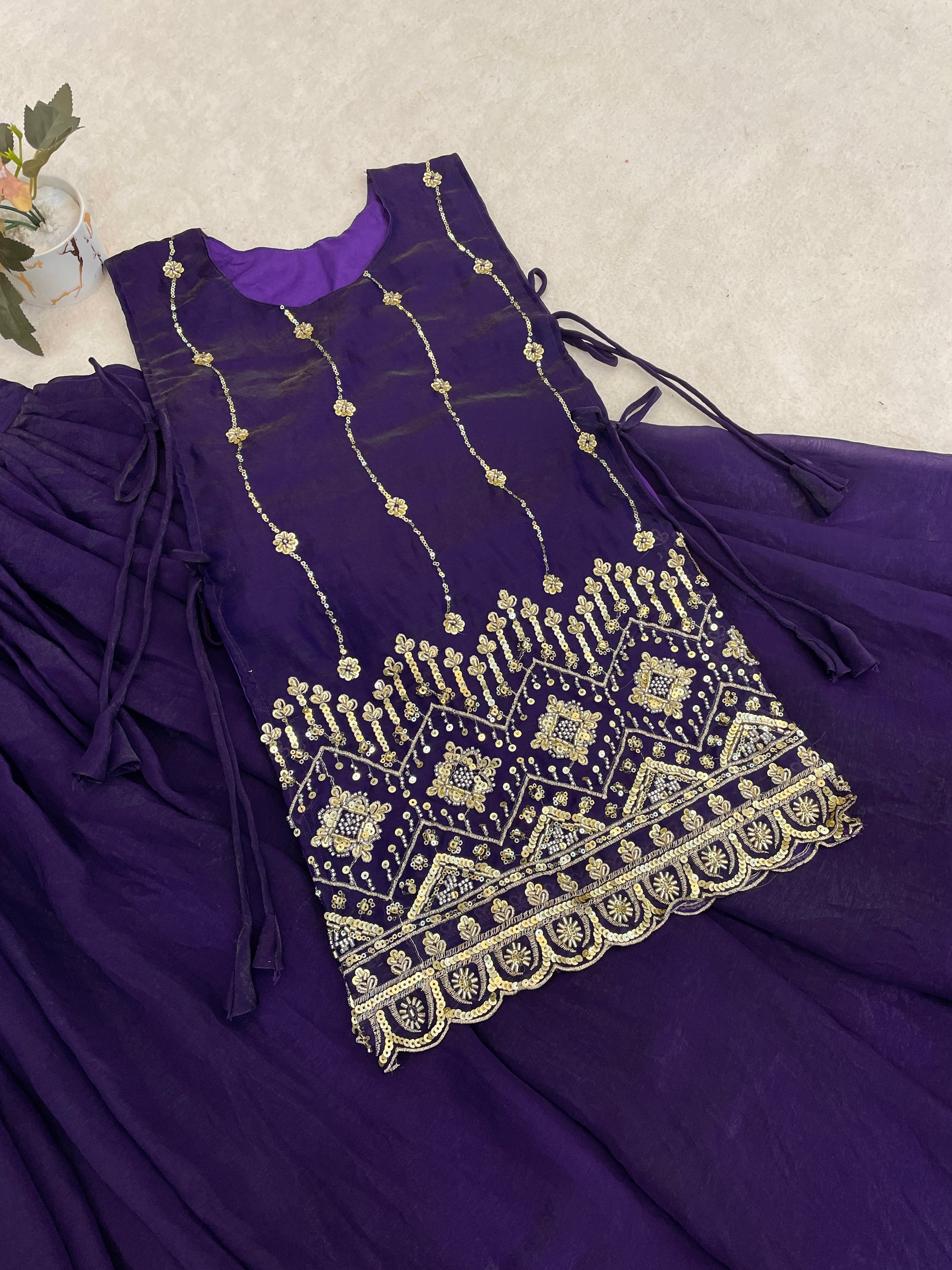 Premium Beads Embroidered jacket-Lehenga Sets