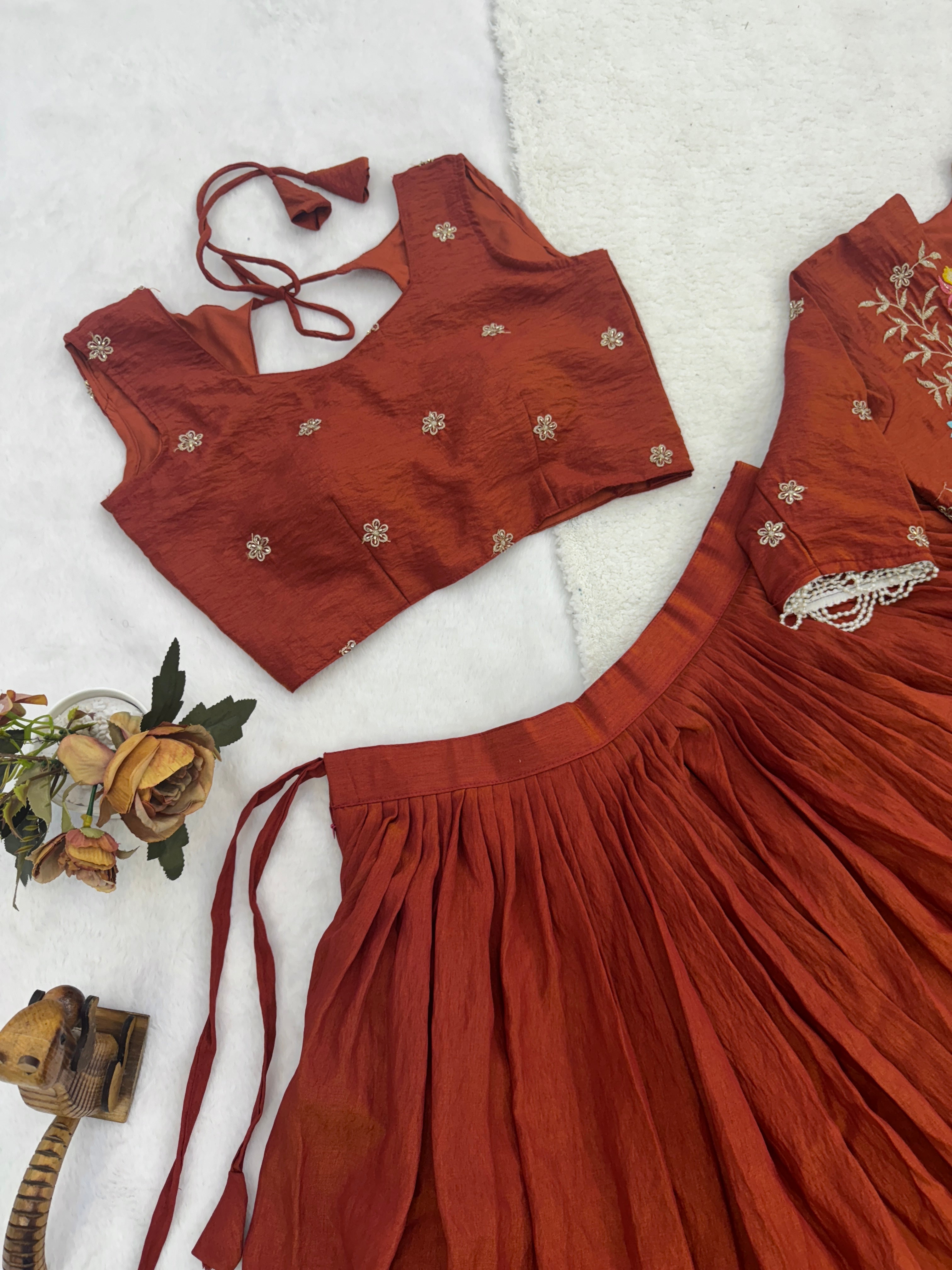 Premium Embroidered jacket-Lehenga Sets