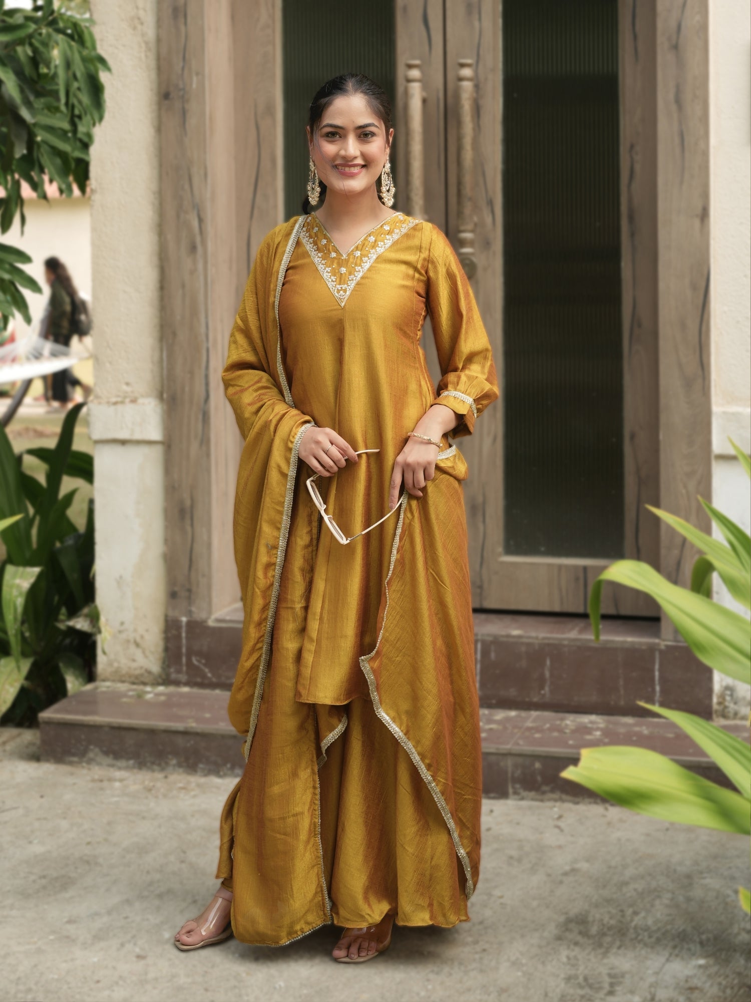 Women Latest Kurta Plazoo Sets With Dupatta
