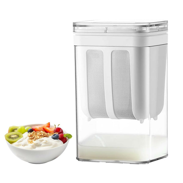 1100ml Curd Yogurt with Lid, Multifunctional Yogurt Maker Machine, Yogurt Filter for Creating Dahi Fresh, Whey Separator, Hung Curd Strainer Bindal