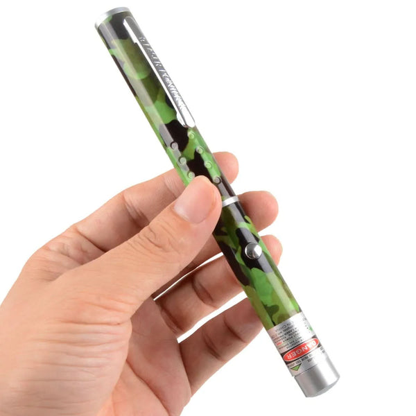 Green Laser Pointer Pen with Design-Changing Antenna Cap