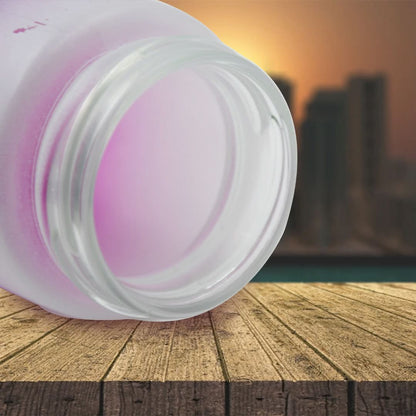 350ml Glass Bottle with Time Markers Stay Hydrated Daily