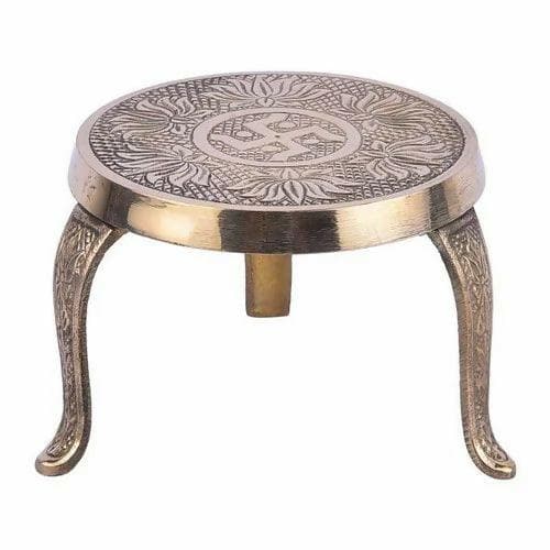 Brass Mukkali Chowki Medium - HalfPe