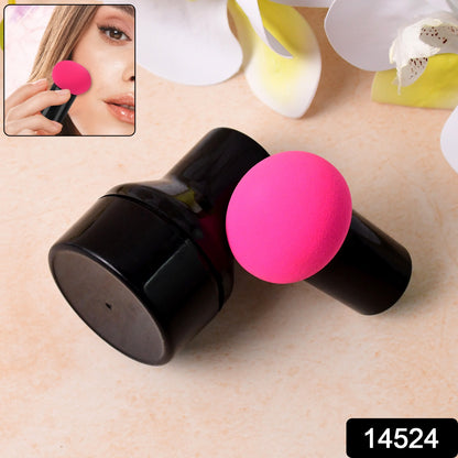 Professional Makeup Sponge Puff with Handle for Soft Beauty Blender for Foundation(1 Pc)