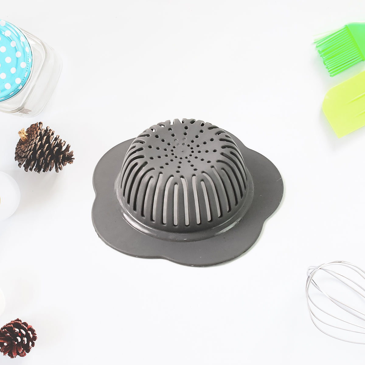 1 Pc Durable Plastic Sink Strainer (1 Pc)