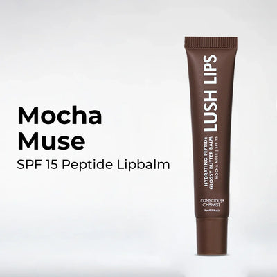 Glossy Peptide Lip Balm | Mocha Muse | Hydrates & Plumps | Lush Lips