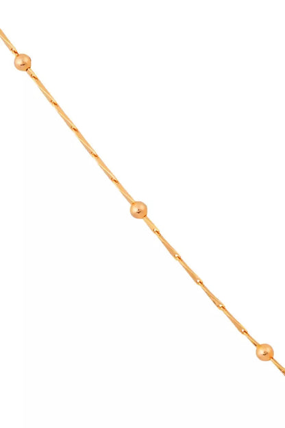 Ethnic Fish Design Pendant Chain for Women - Gold,18 Inch SUPER