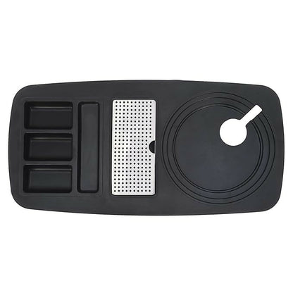 Tea Serving Tray Set for Electric Kettle, Hotel Tray for Tea Bags and Kettle, Made ABS, Lightweight