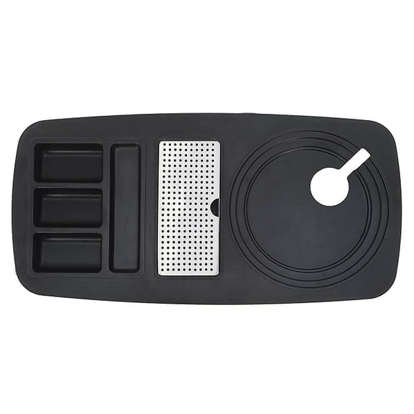 Tea Serving Tray Set for Electric Kettle, Hotel Tray for Tea Bags and Kettle, Made ABS, Lightweight