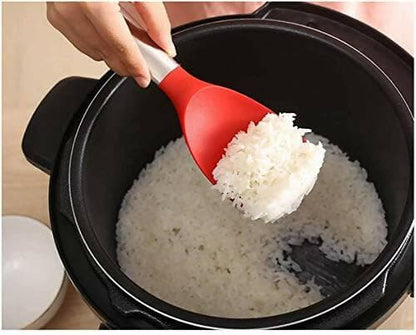 P-plus international stainless steel silicone rice spoon - HalfPe