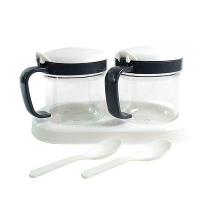 Apex Pickle Container Set – 2 Pc Durable & Airtight Storage Jars for Pickles & Spices