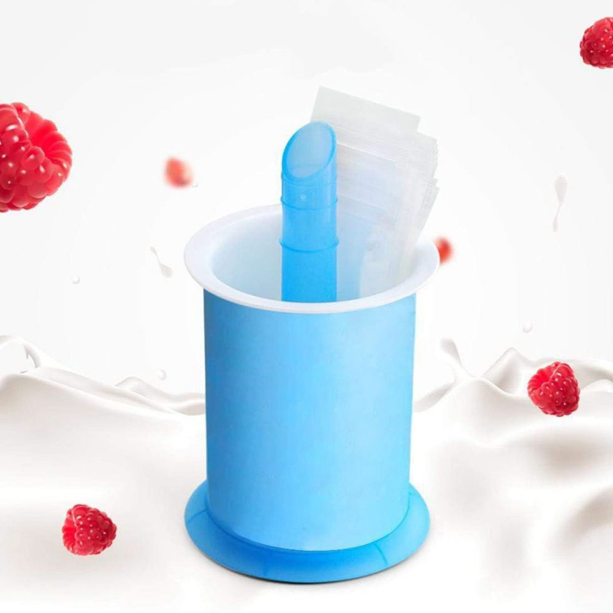 DIY Popsicle Maker Set – Manual Ice Cream Mold with 20 Bags (Reusable) HP DD