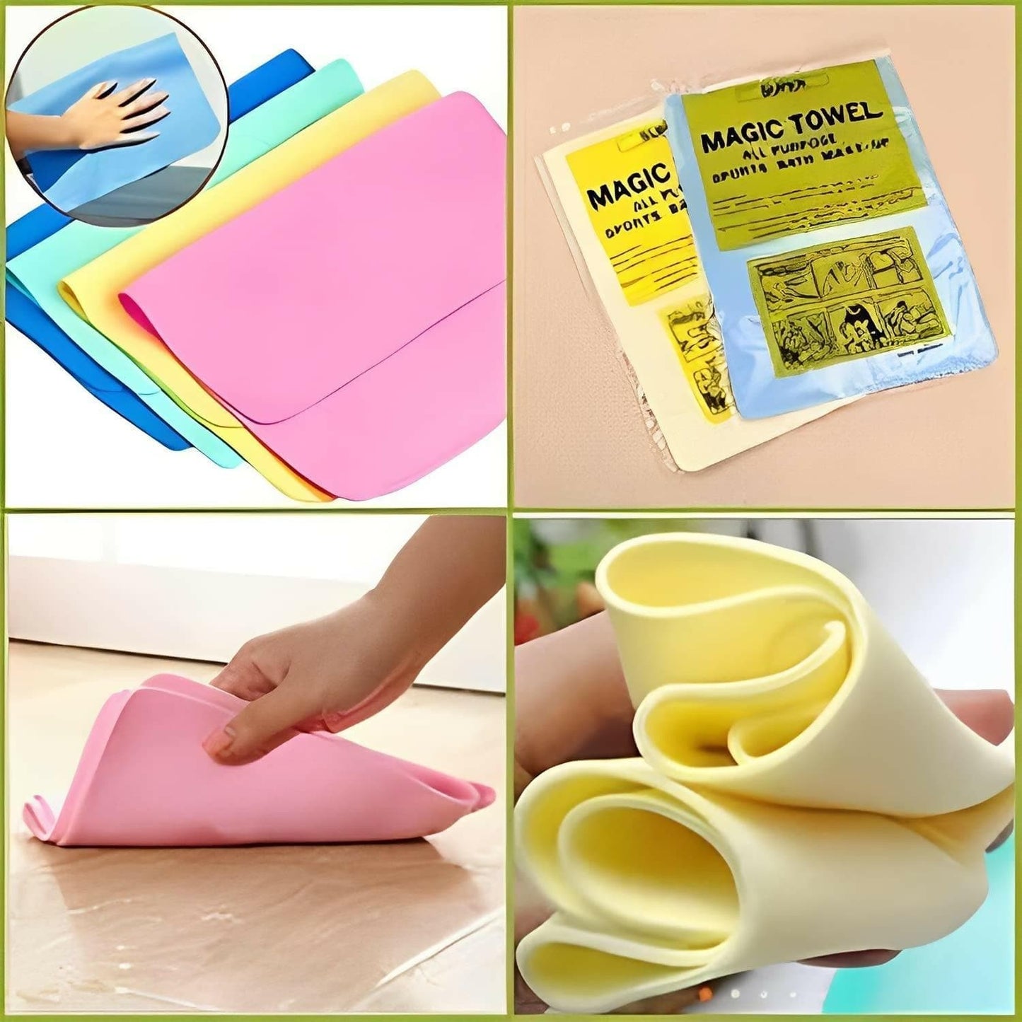 Reusable Magic Towel For Multipurpose Cleaning - HalfPe