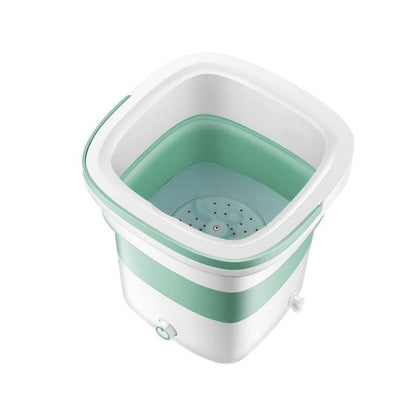 Mini Portable Washing Machine Small Foldable Bucket Washer For Clothes - HalfPe