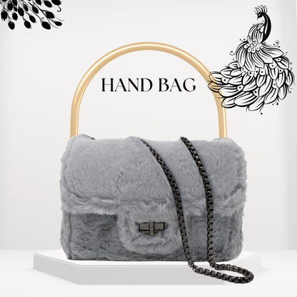 Wk-Furbag21-Ladies Bag(Grey)