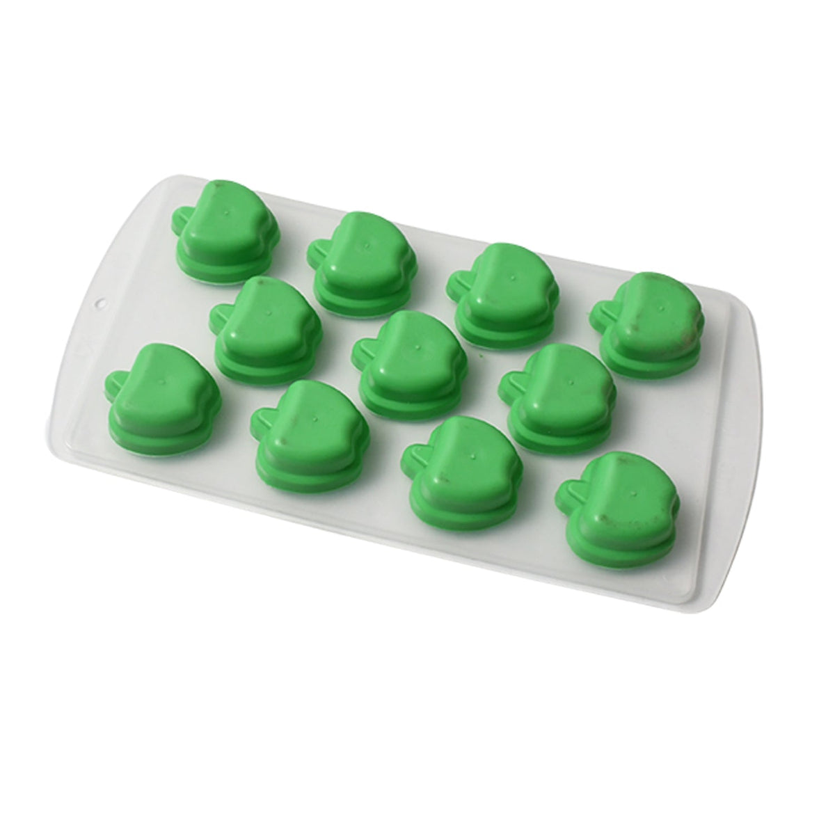 Silicone Mold Ice Cube Tray Creative Sweet Multi Type Ice Tray Buckets Ice Cube Trays Multi Fruit Shape Ice Tray (1 Pc) HP DD