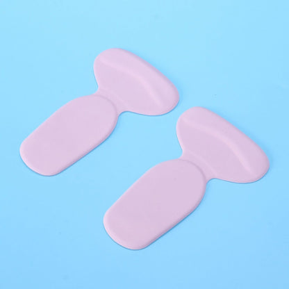 2 In 1 T Shaped Silicone Self Adhesive Shoe Heel Pads Insoles (1 Pair)