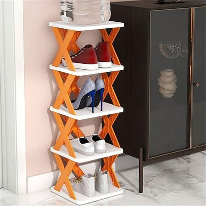 5 Tier Shoes Stand Shoe Tower Rack Suit For Small Spaces