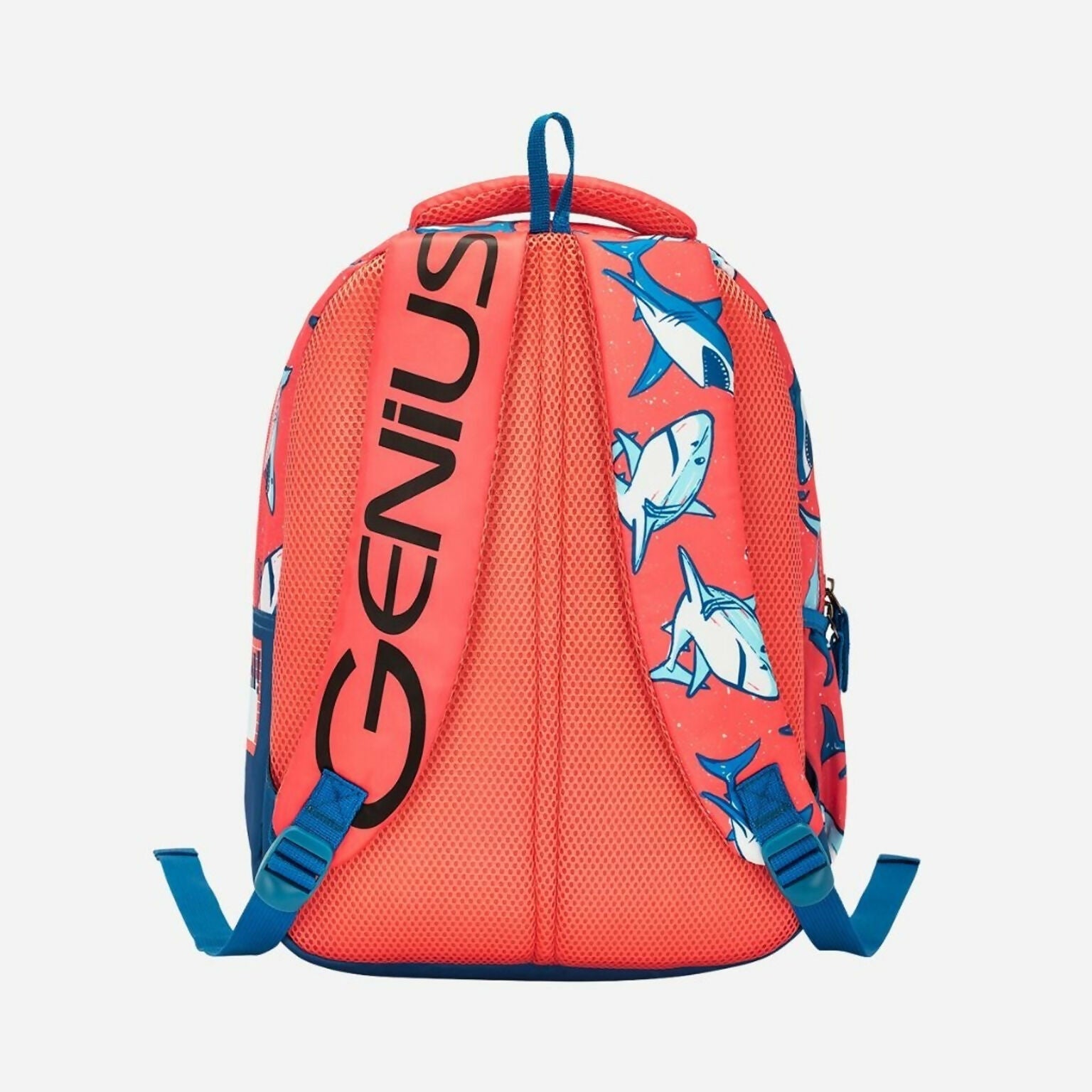 GENIUS Splash 15CB 23L Multicolor Blue Backpack for School, College & Travel HalfPe - FW -TPT