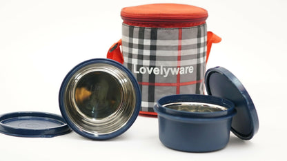 Round Insulated Lunch Box (450ml,650ml) - HalfPe