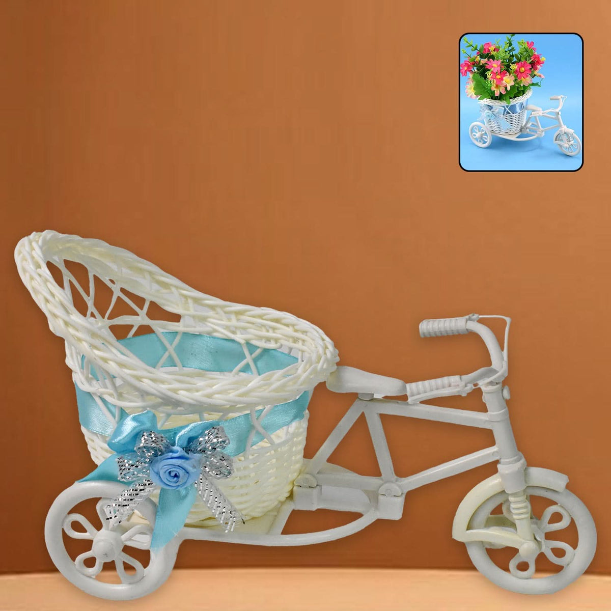 Plastic Cycle Flower Vases For Home Decor Bicycle Flower Pot Stand HP DD
