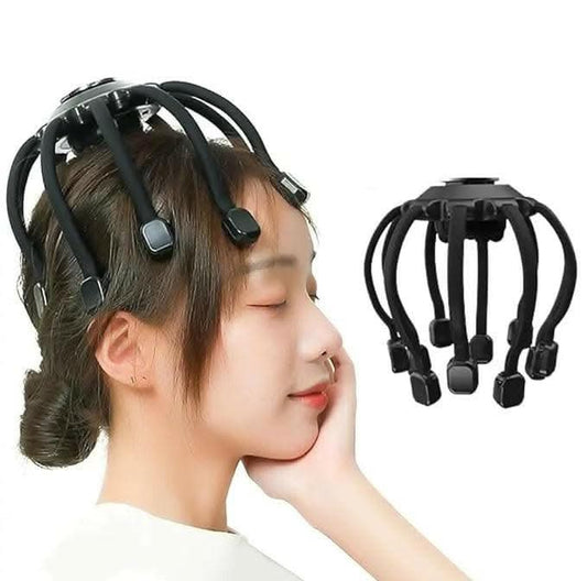 Electric Head Massager For Migraine, Scalp, Head Massager, Stress, Pain, and Headache relief, Automatic Rechargeable Massage - HalfPe